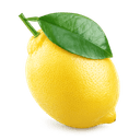 Citron non traité coupé