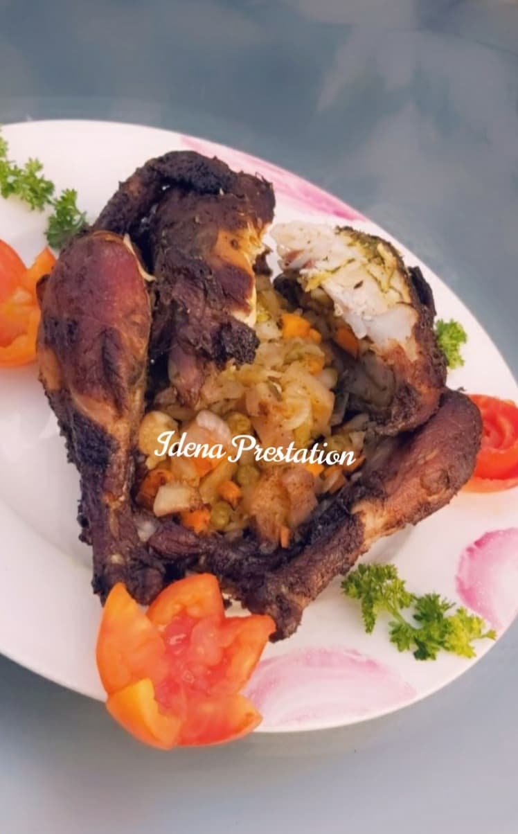 Poulet au bissap farci : recette originale