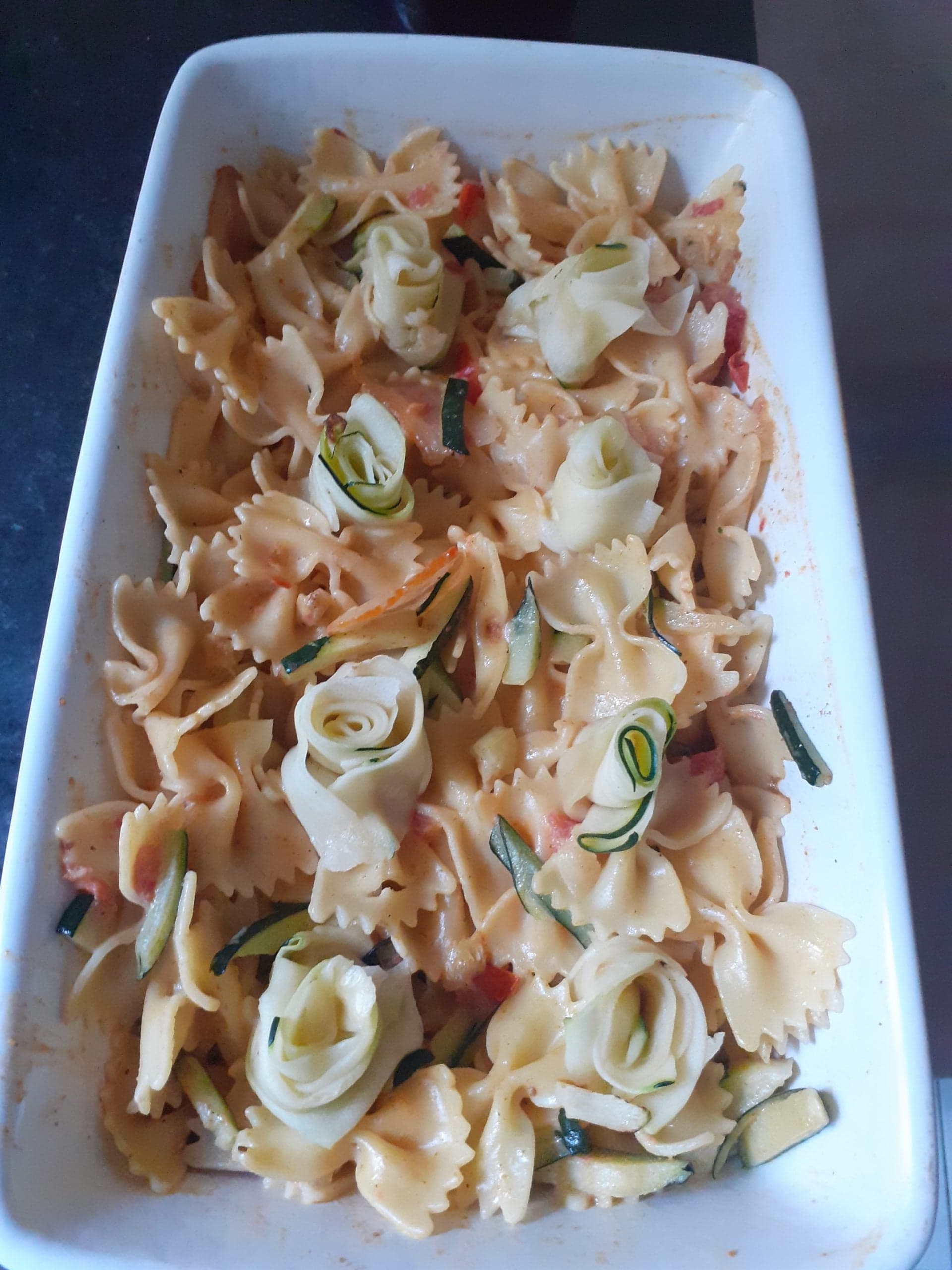 Pâtes à la courgette : recette légère