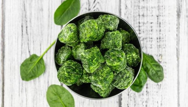 Comment congeler les épinards ?