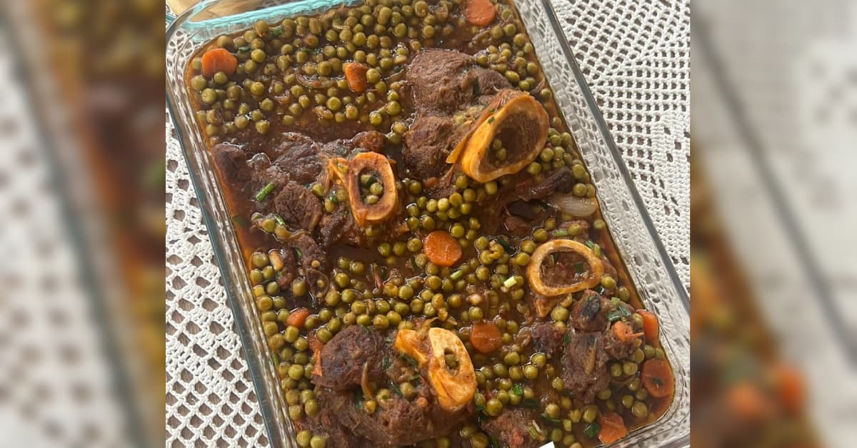 Ragoût de petits pois et viande : recette réconfortante