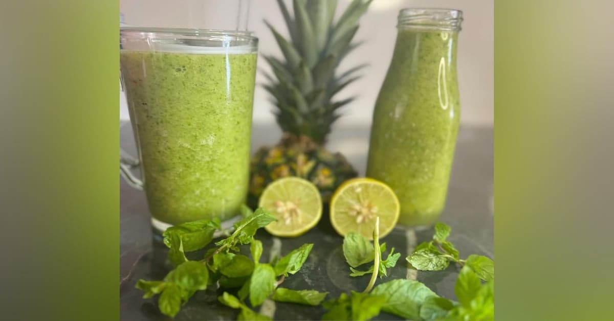 Smoothie vert détox : recette santé et fraîche