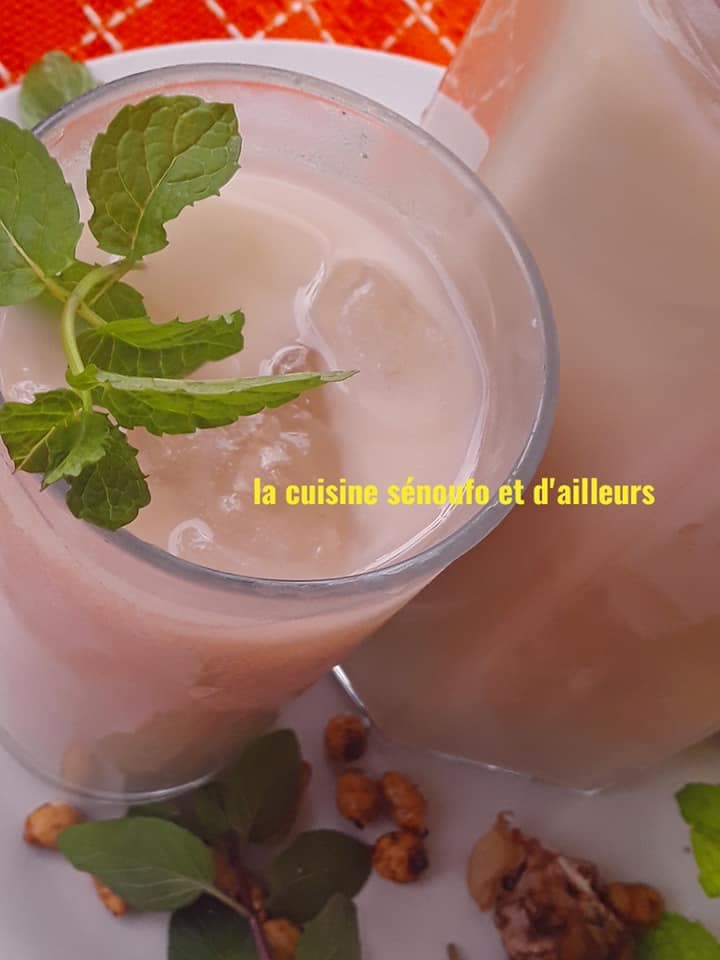 Jus de souchet au gingembre et riz