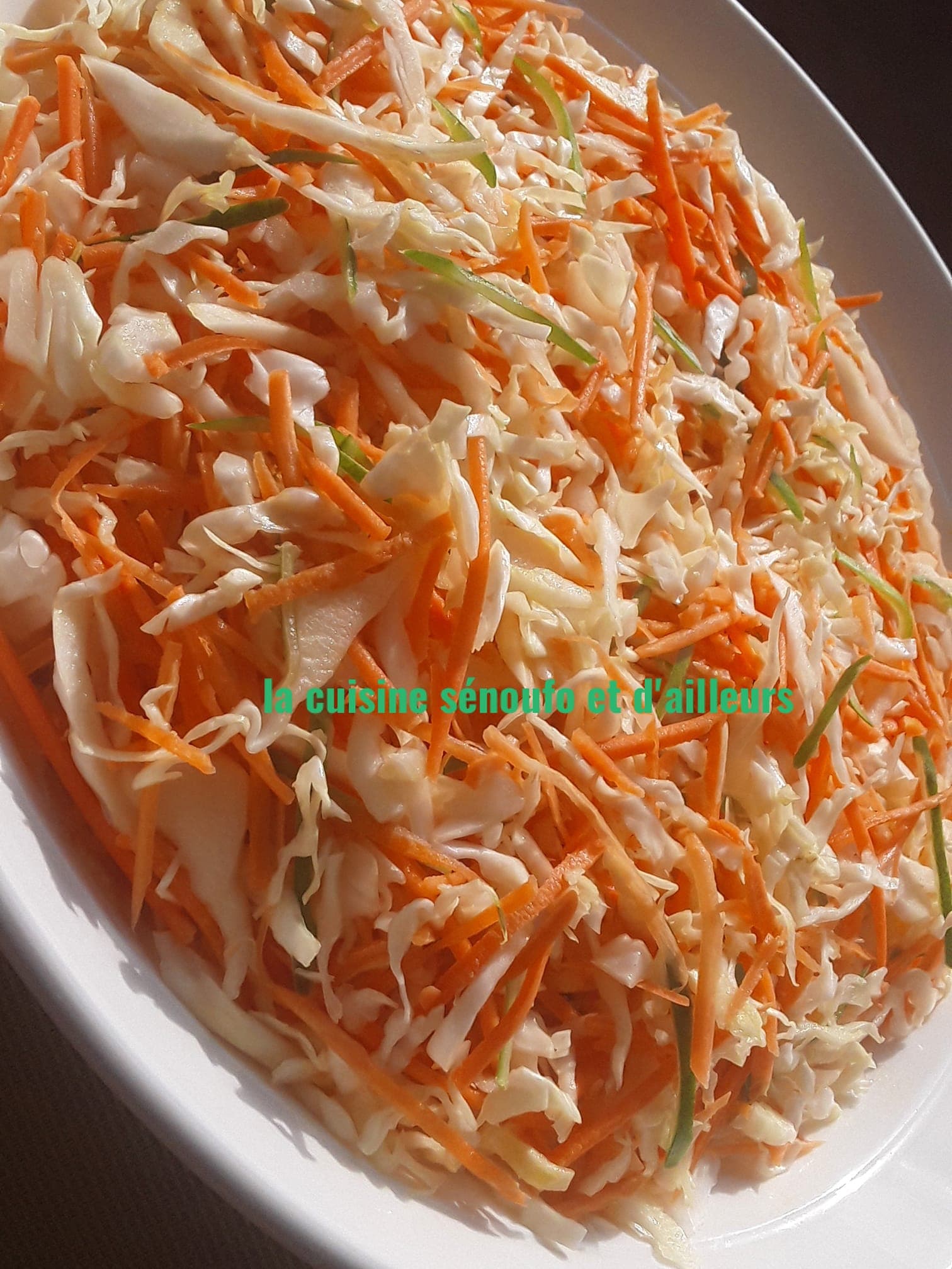 Salade de choux blanc feat vinaigrette allégée