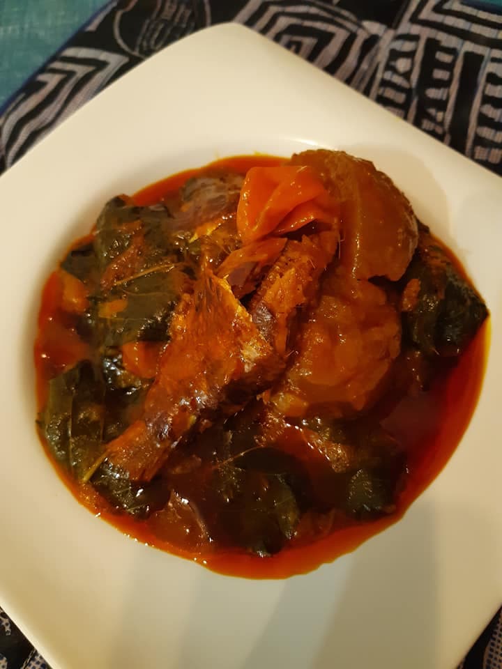 Ekwang revisité, a la base on utilise les feuilles de macabo