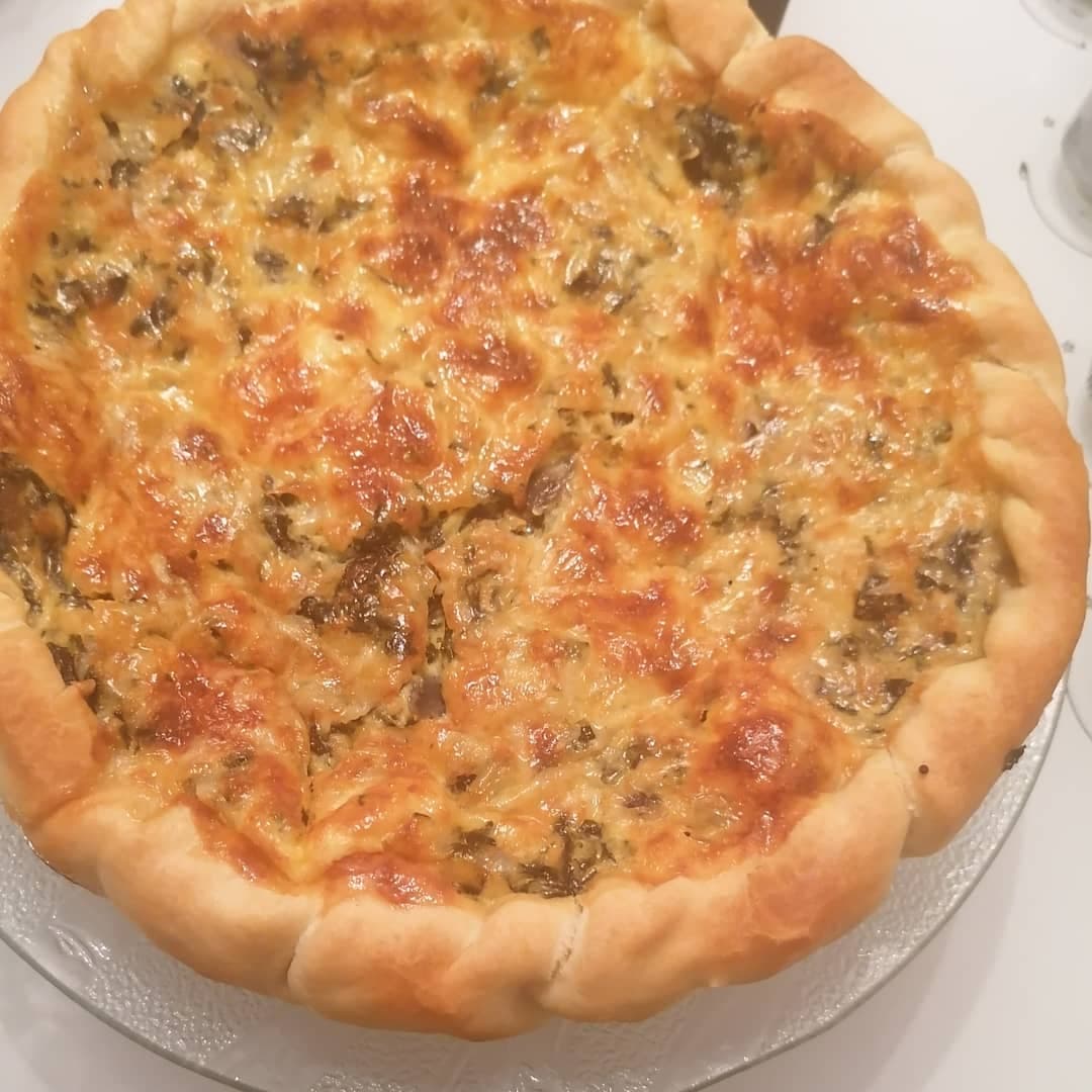 Quiche au saumon et épinards