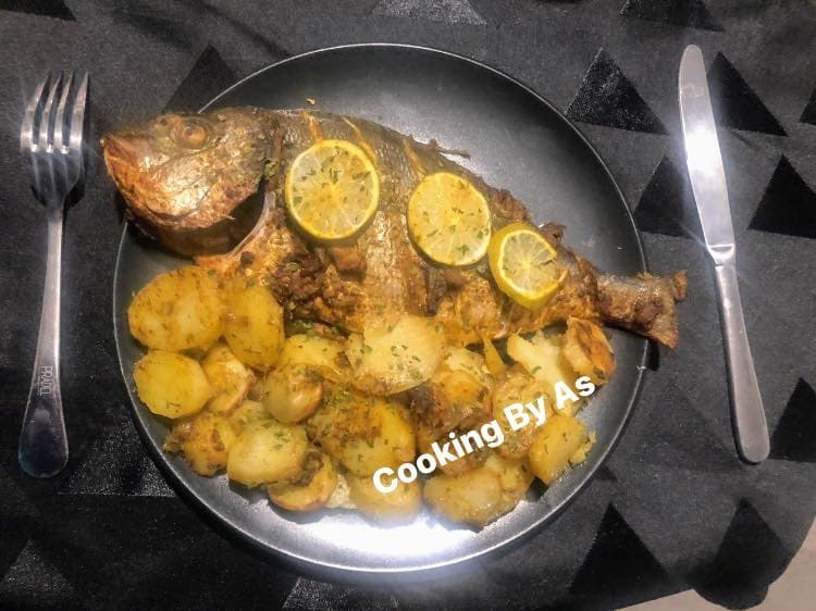 Daurade aux saveurs indiennes