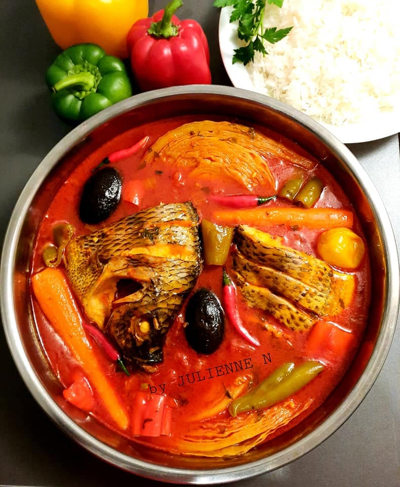 Sauce huile de palme