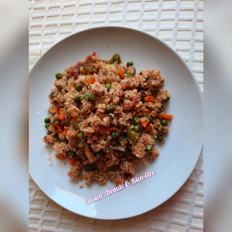 Gari( tapioca sauté)