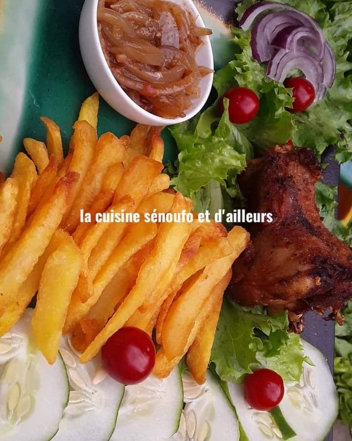 Des frites au curcuma