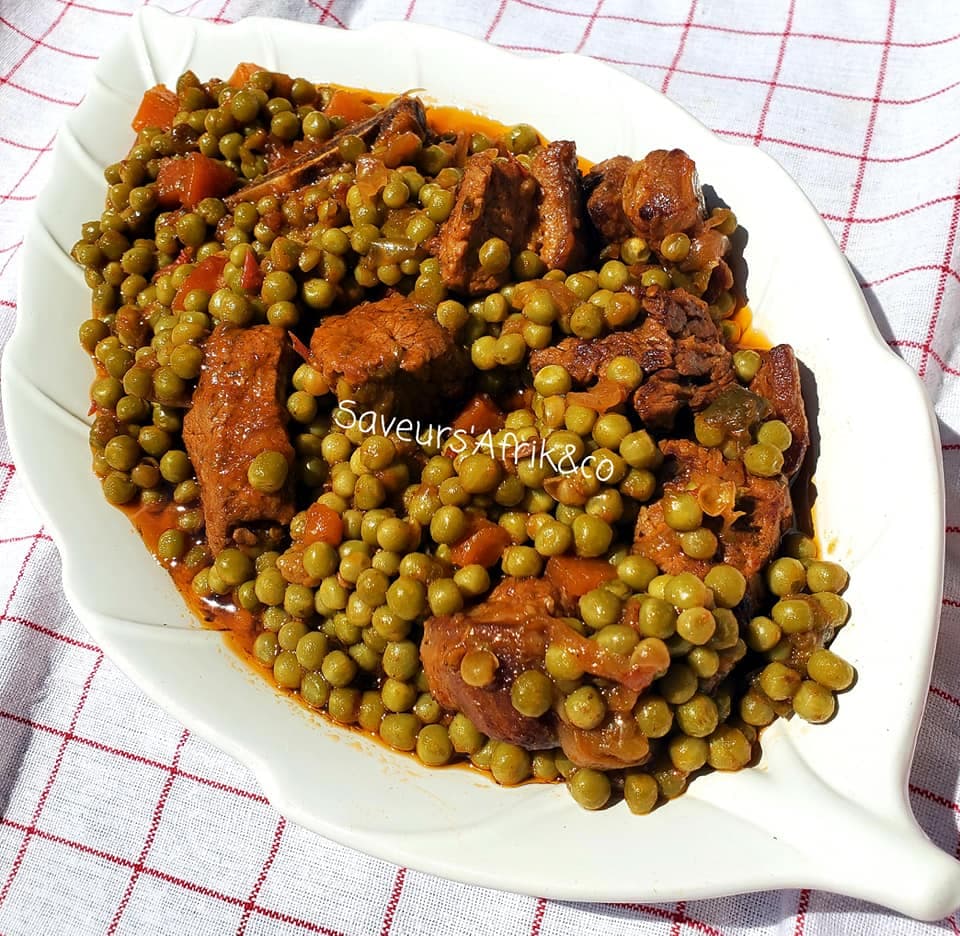 Sauté de bœuf aux petits pois