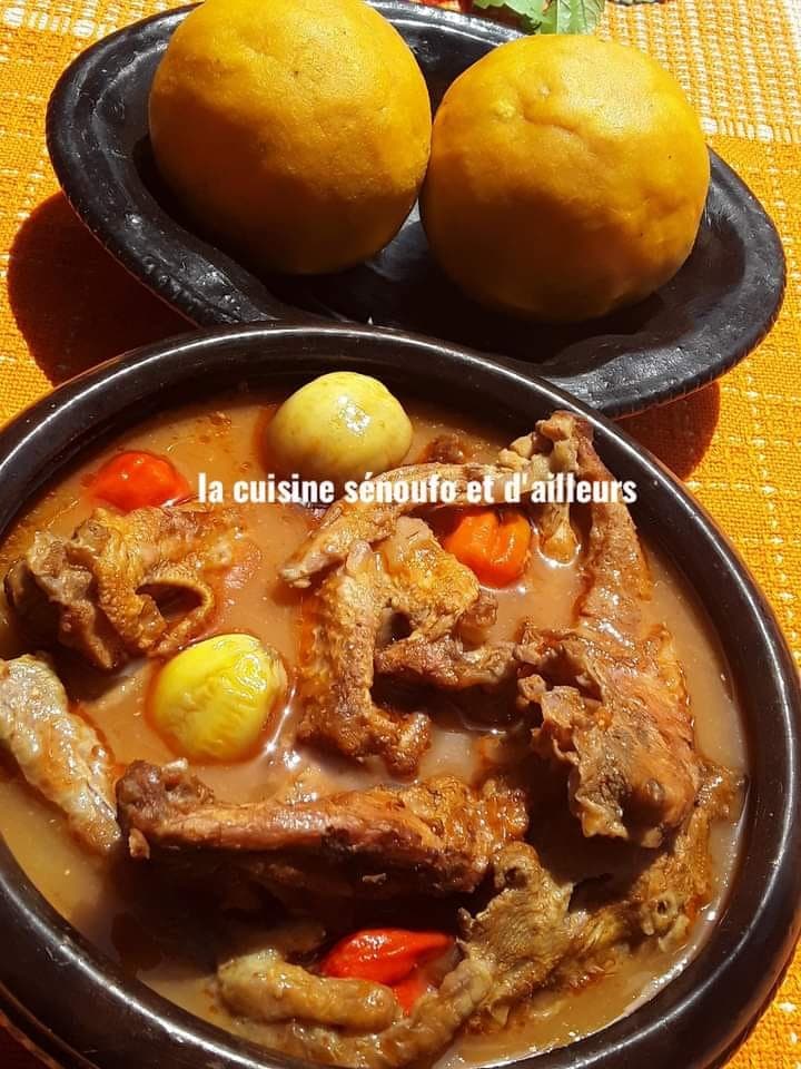 Sauce claire au poulet feat foutou banane.