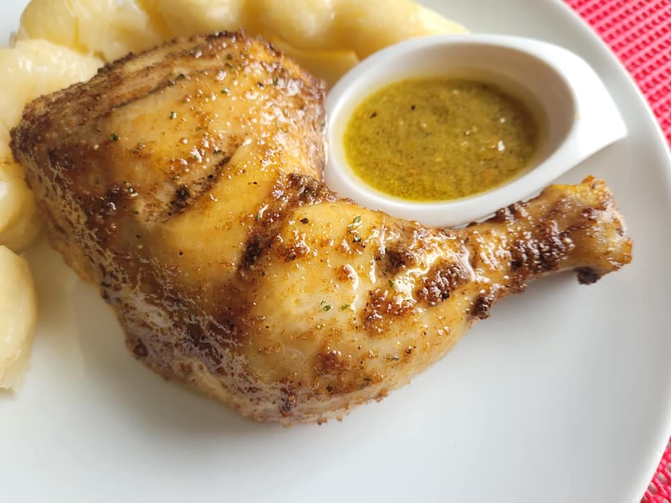 Du bon poulet grillé au four