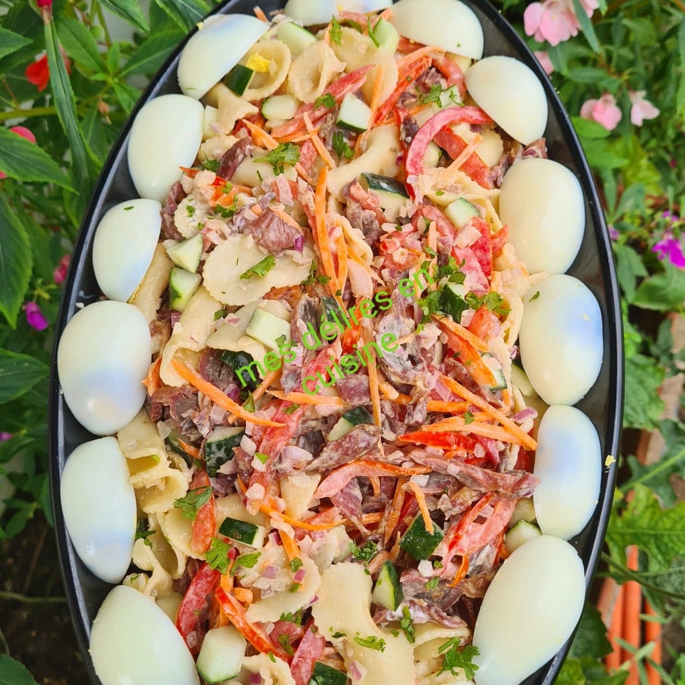 Salade de pâte et gésier