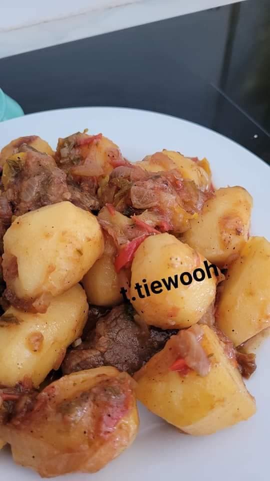 Petit rôti de pomme au bœuf