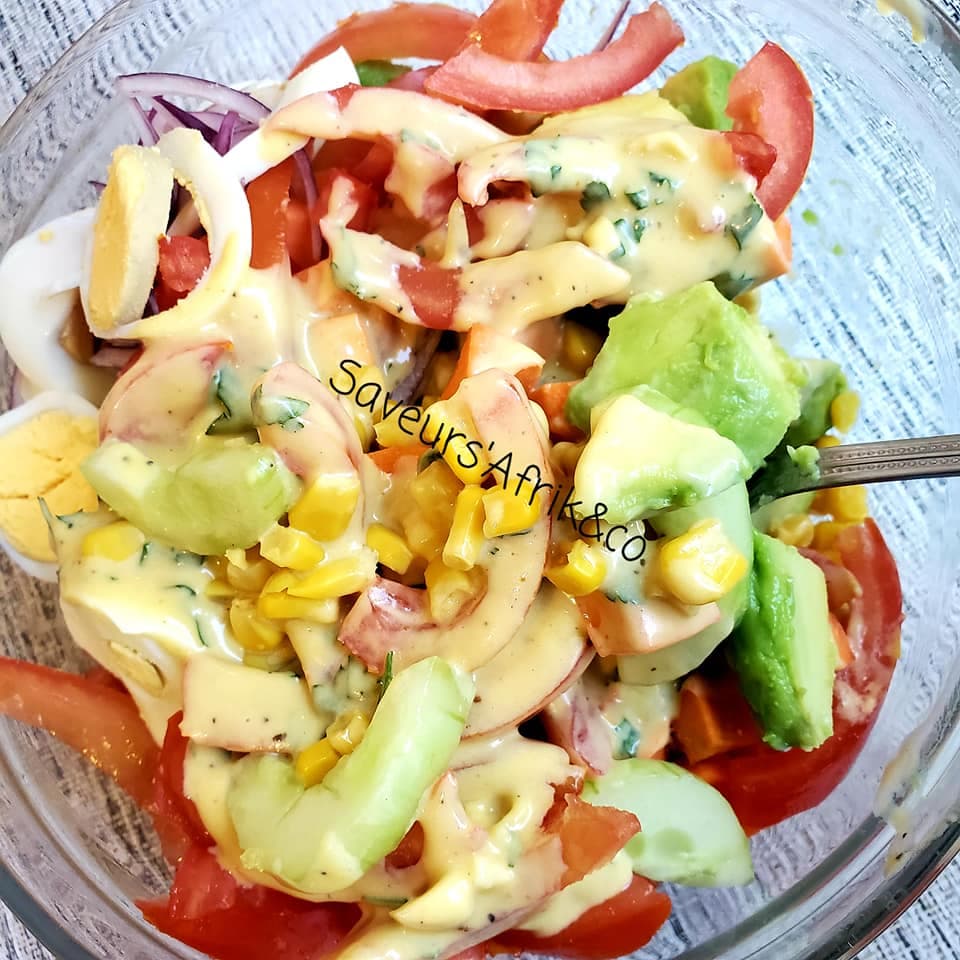 Salade d’avocats aux œufs durs