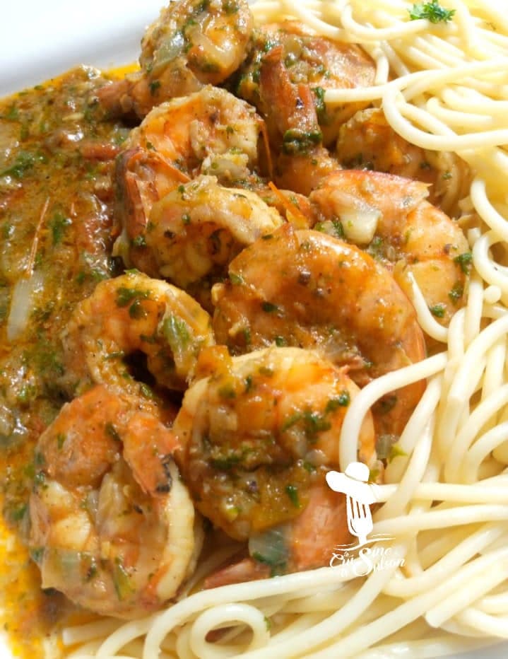 Crevettes sautées aux épices