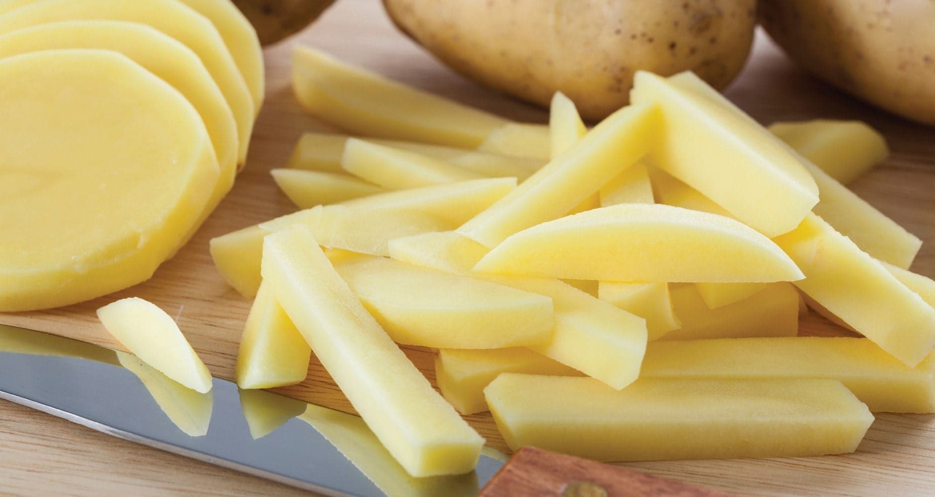 Comment conserver les pommes de terre après les avoir tranchées.