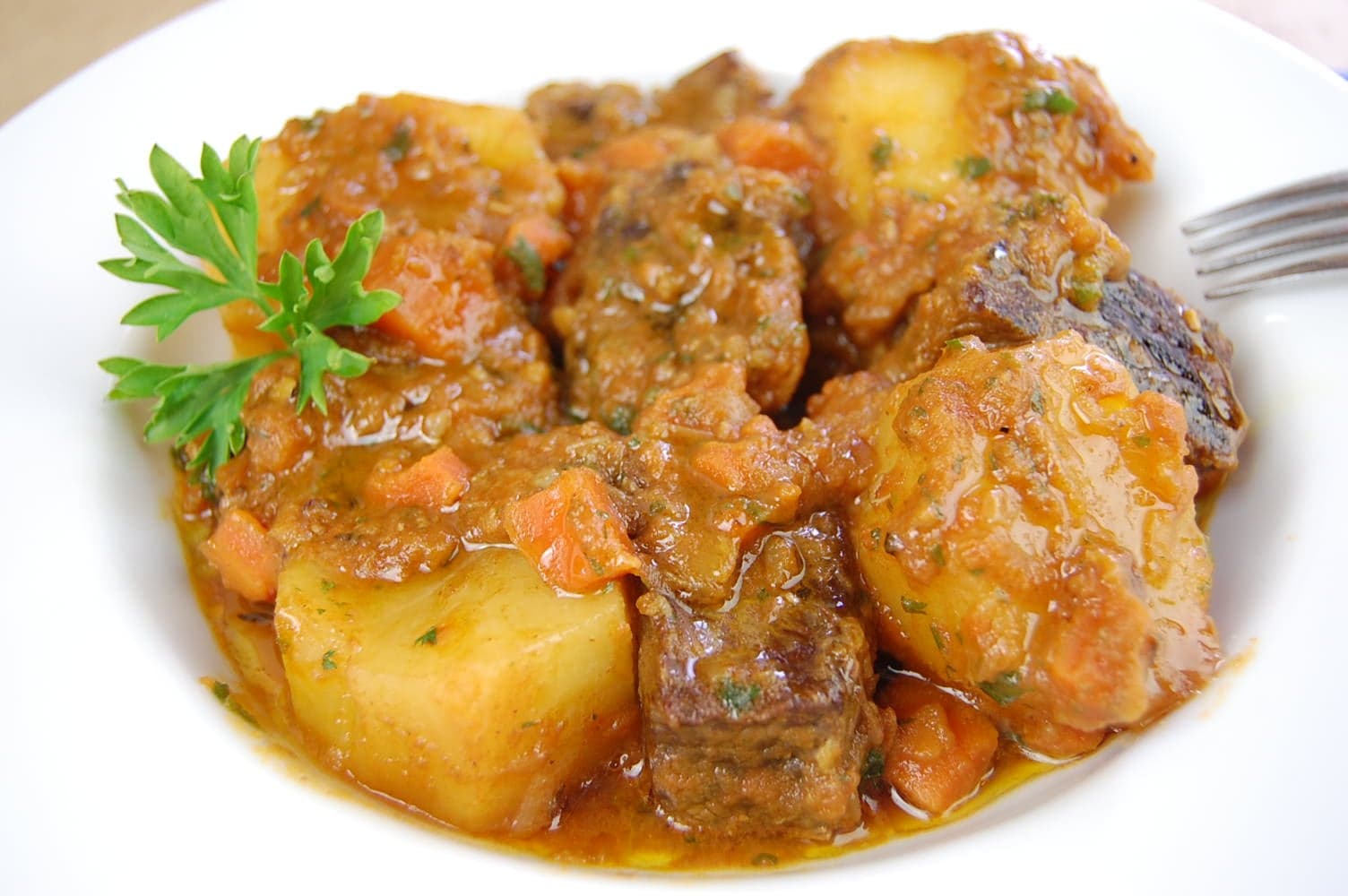 Du ragoût de pommes de terres