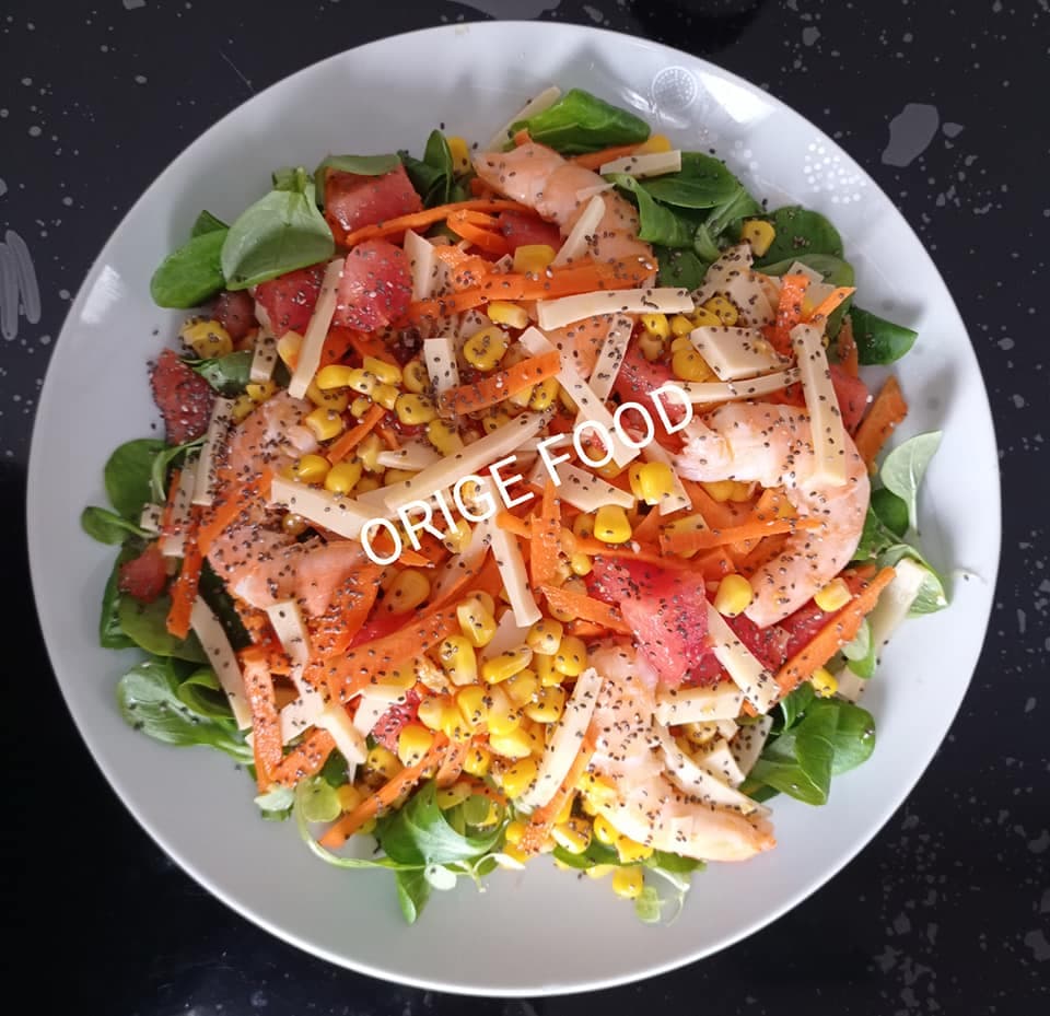 Une petite salade composée