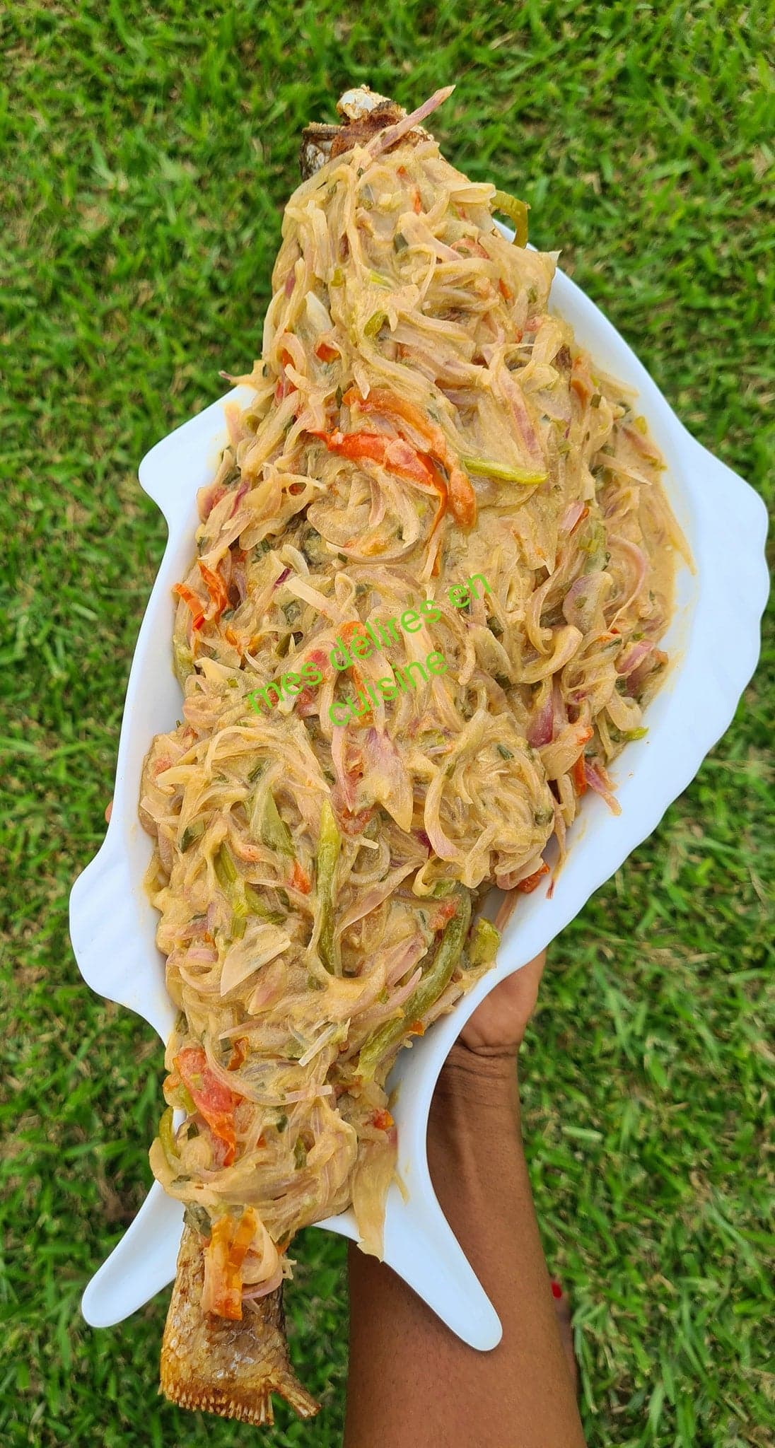 Fritures de poisson aux oignons