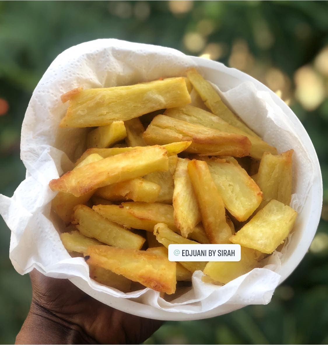 Frites de patates douces