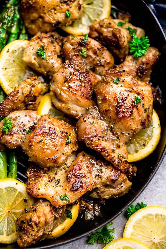 Poulet au beurre et au citron