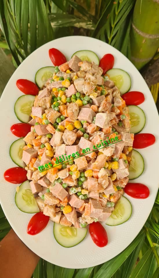 Macédoine de légumes au poulet