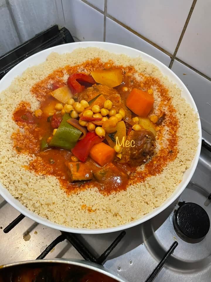 Délicieux couscous au poulet