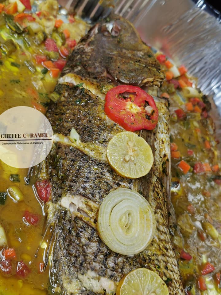 Poisson au four et ses légumes