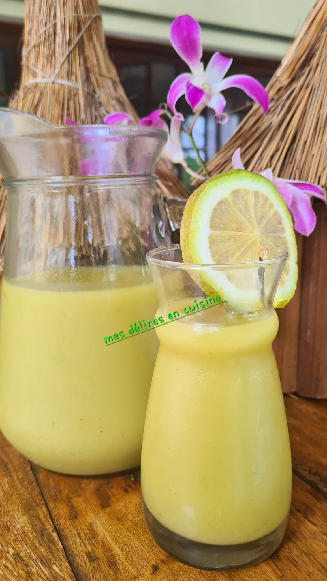 Jus de gingembre à l’ananas