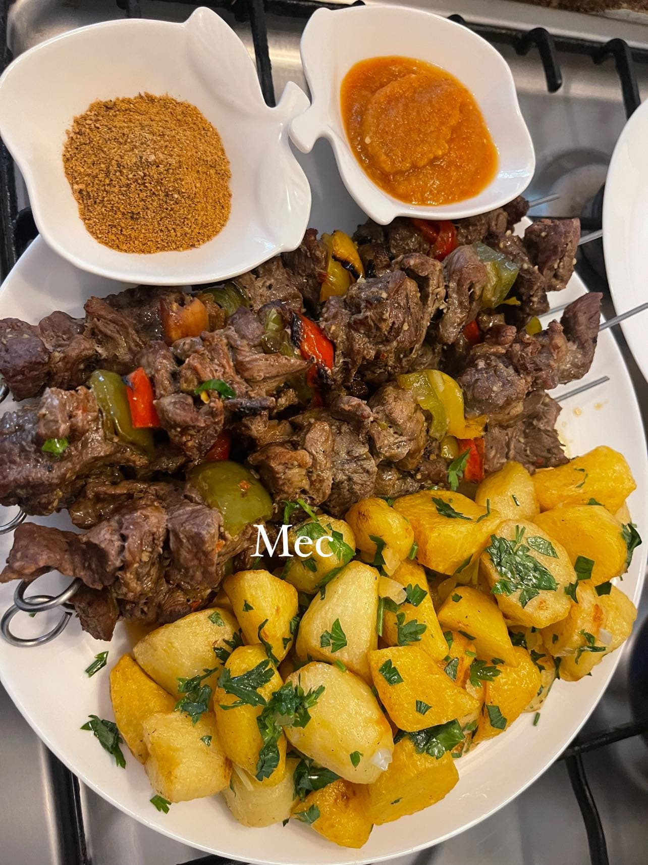 Brochettes de bœuf faites maison
