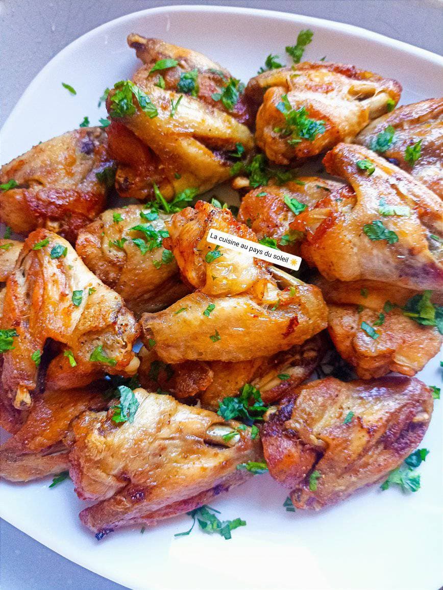 Ailes de poulet frit