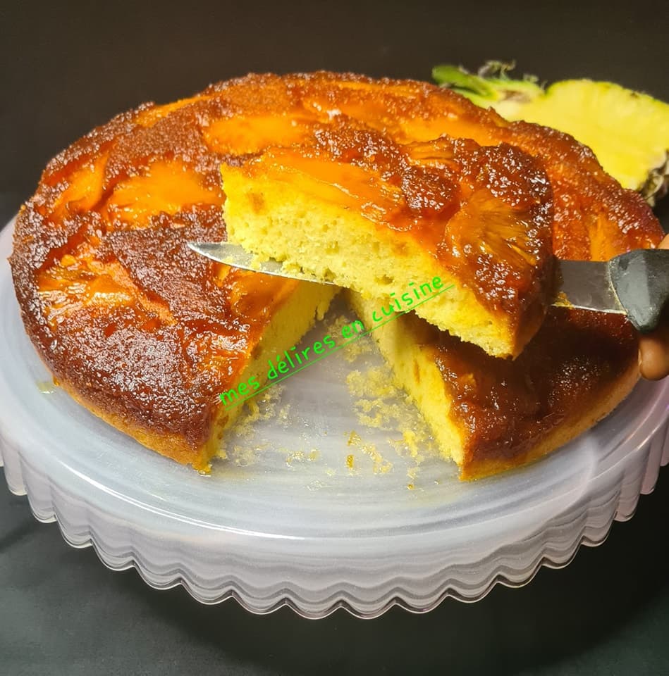 Gateau renversé a l’ananas