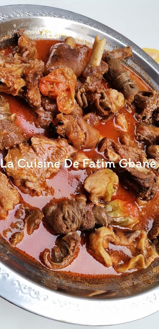 De la soupe de patteset têteettripes de mouton