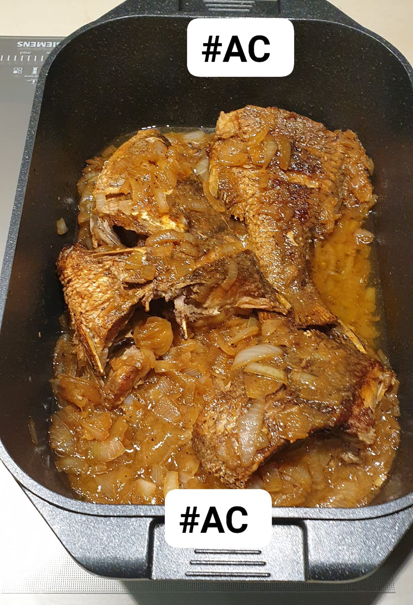 Poisson frit accompagnement au choix