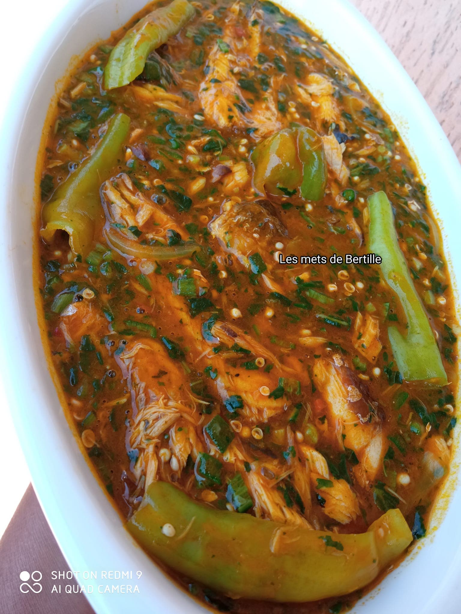 Sauce gombo aux poissons fumés accompagnée de akoume 🇹🇬