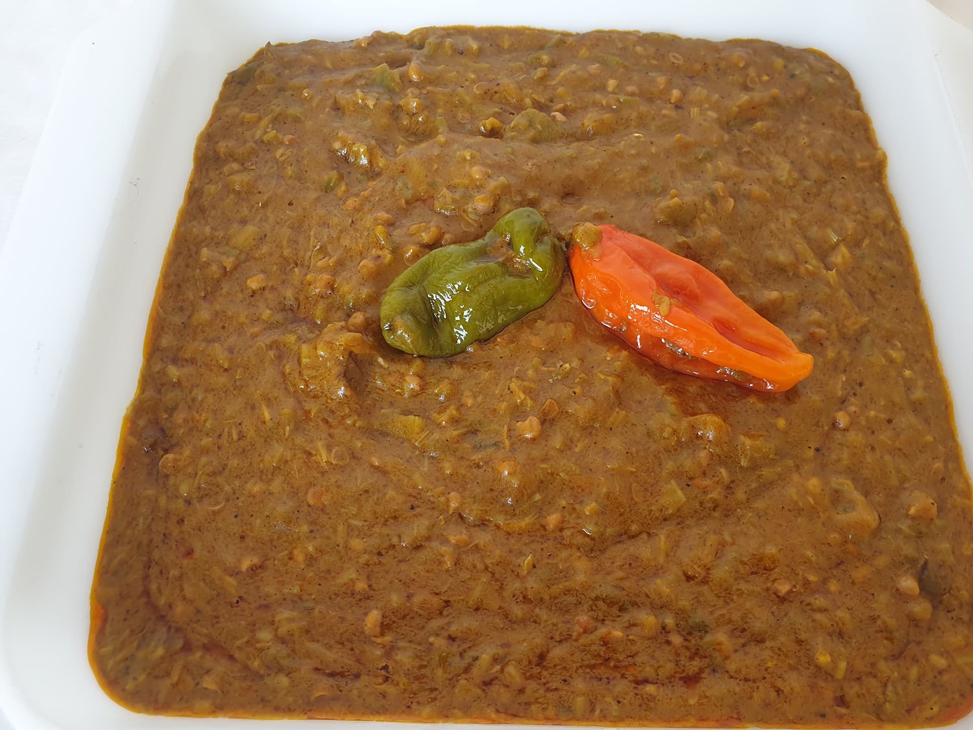 Sauce gombo à la pâte d’arachide façon grand-mère,un vrai regal