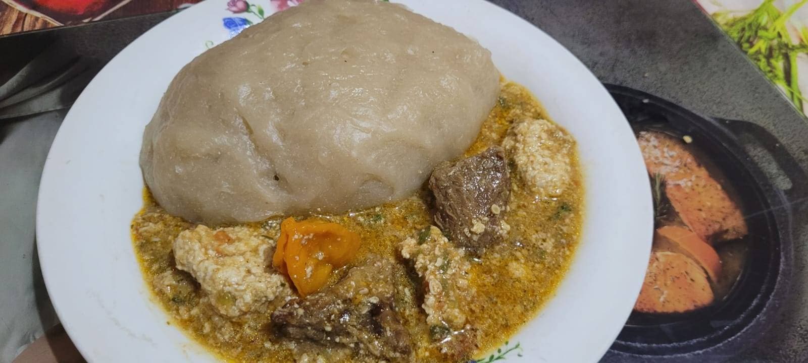 Sauce pistache/ gombo .au boeuf.