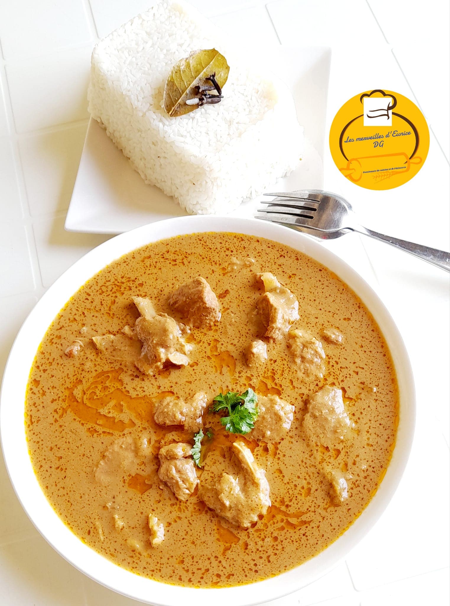 Sauce arachide avec son riz parfumé