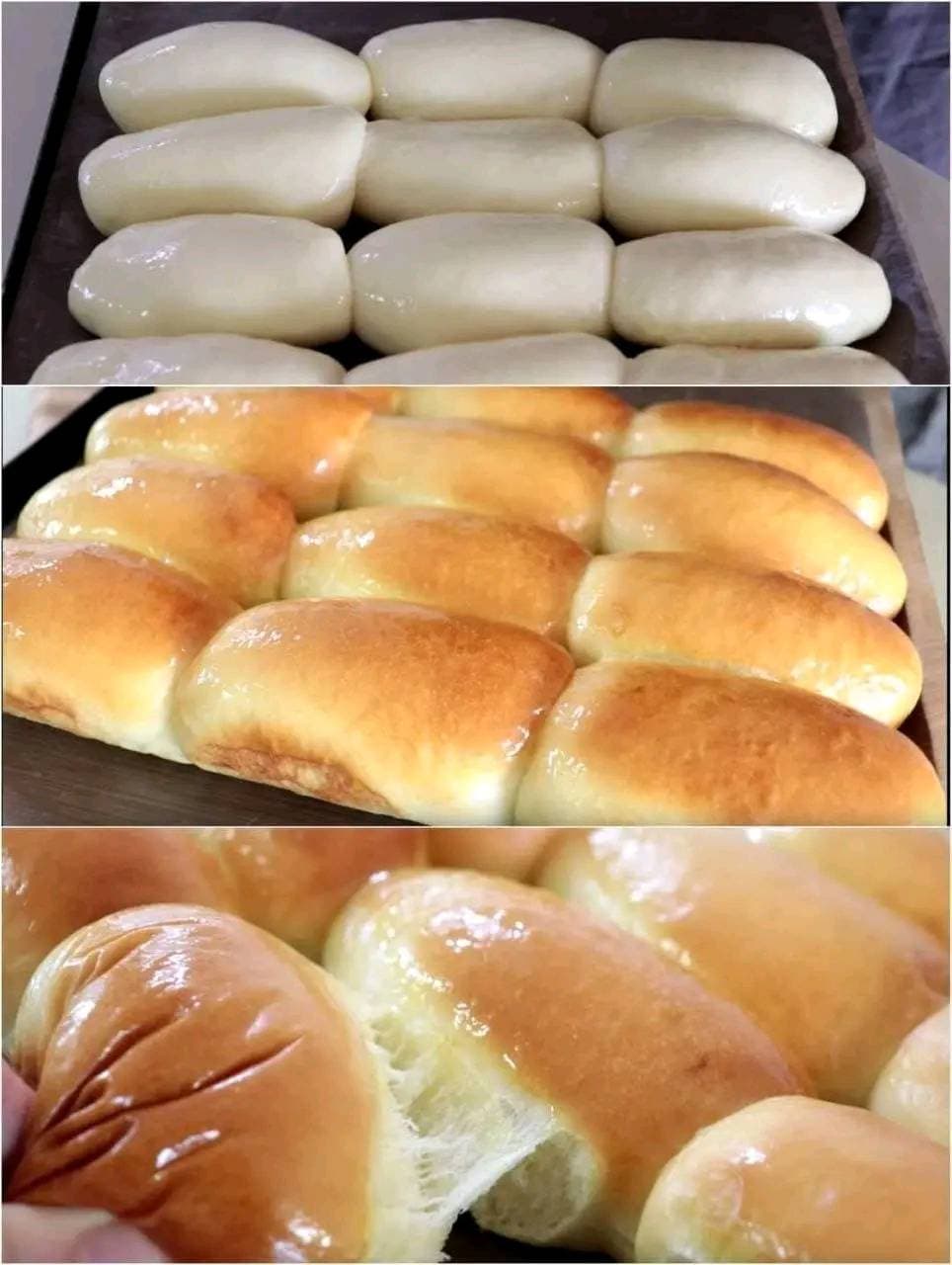 Pains au lait : doux au goût lacté, et avec une texture fondante en bouche