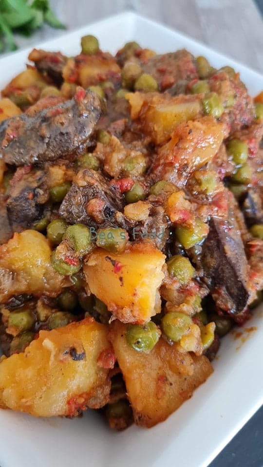 Foie de mouton sauté aux petits : recette