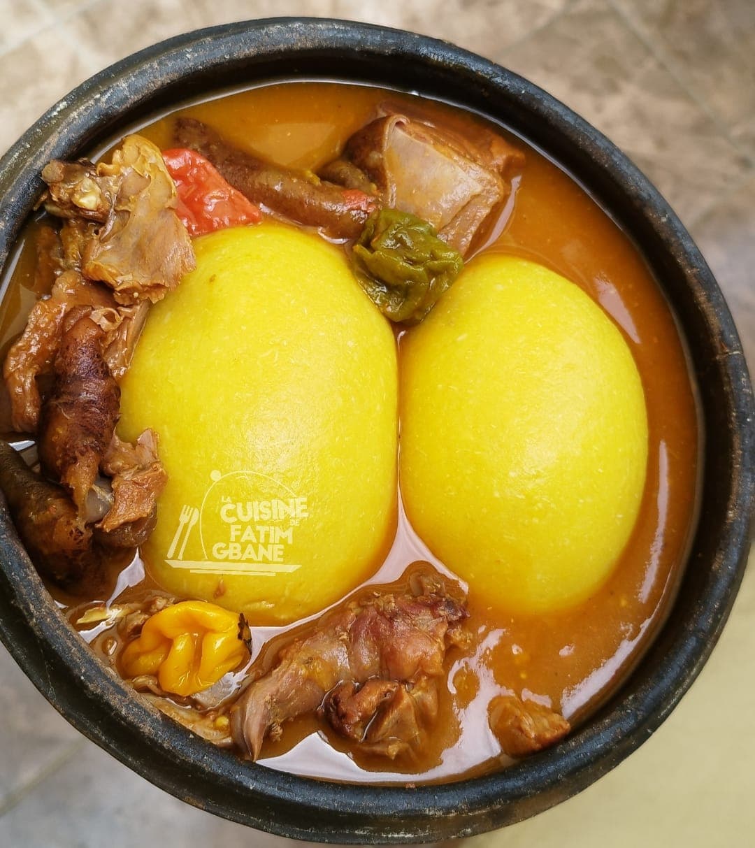 Foutou à la sauce claire du midi : recette