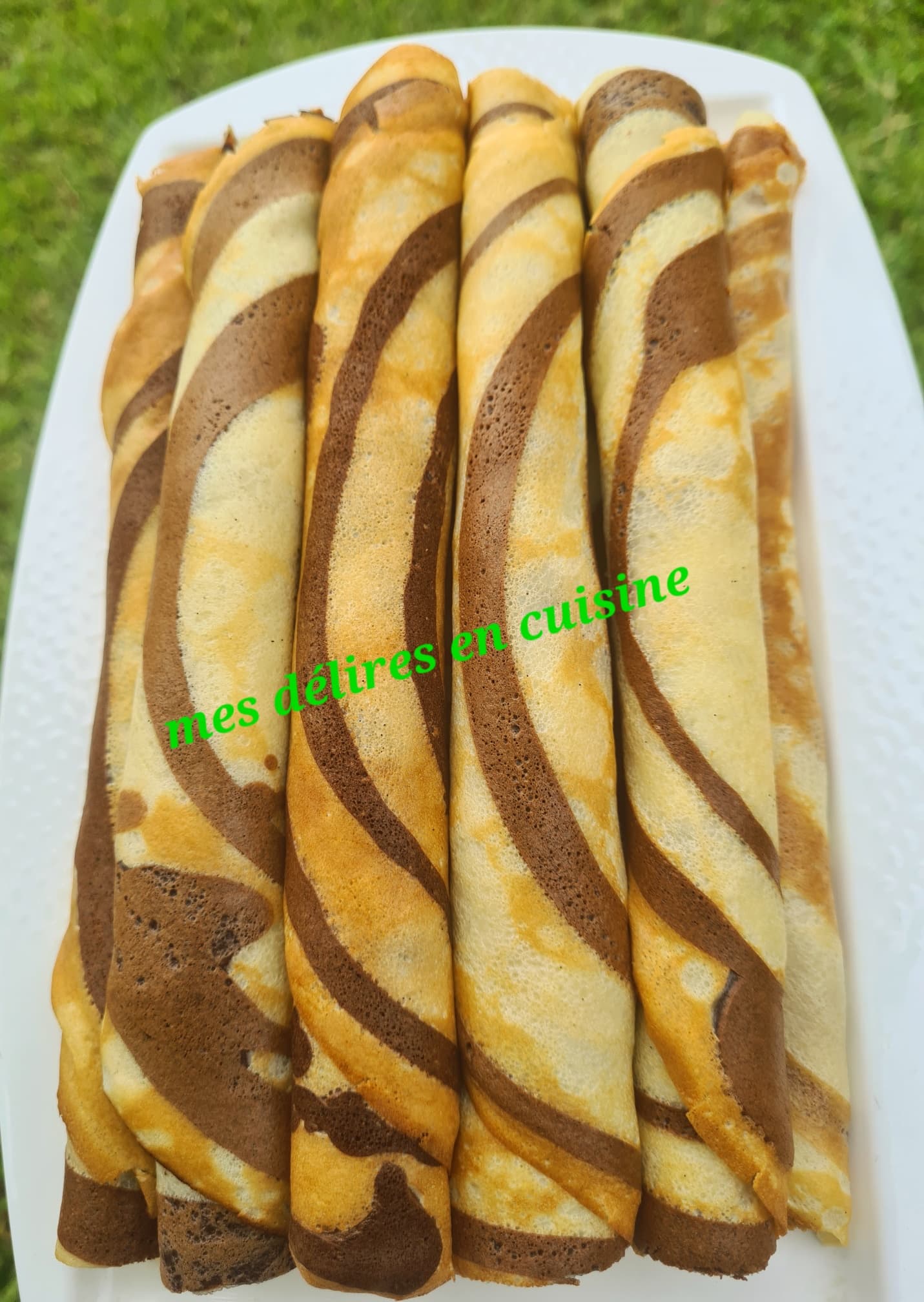 Tourbillons de crêpes : recette gourmande