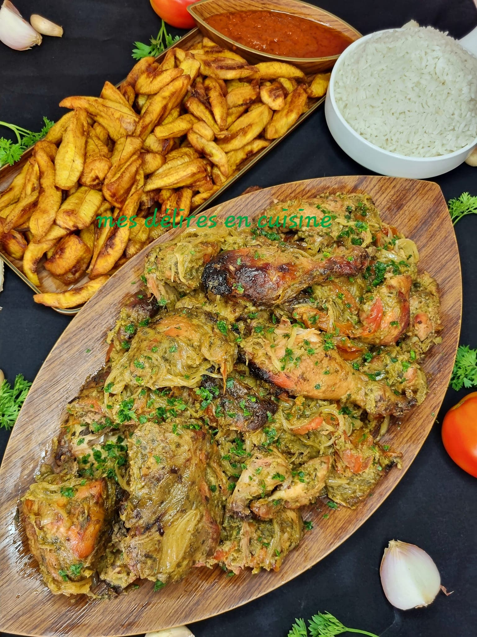 Choukouya de poulet et accompagnements : recette