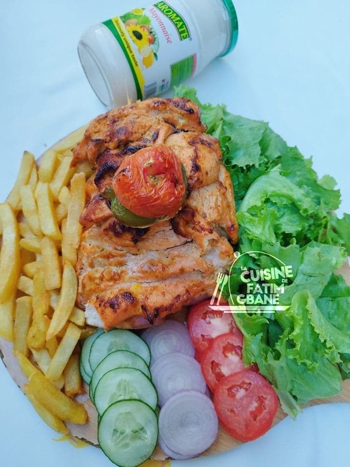 Poulet kebab à la mayonnaise : recette gourmande