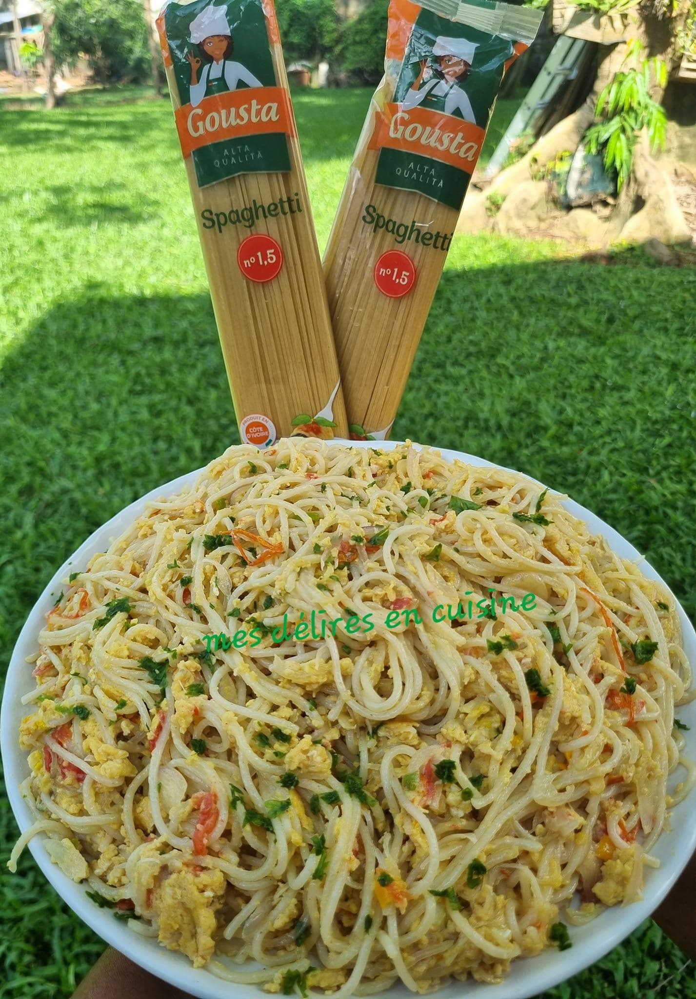 Spaghetti sauté aux œufs : recette rapide