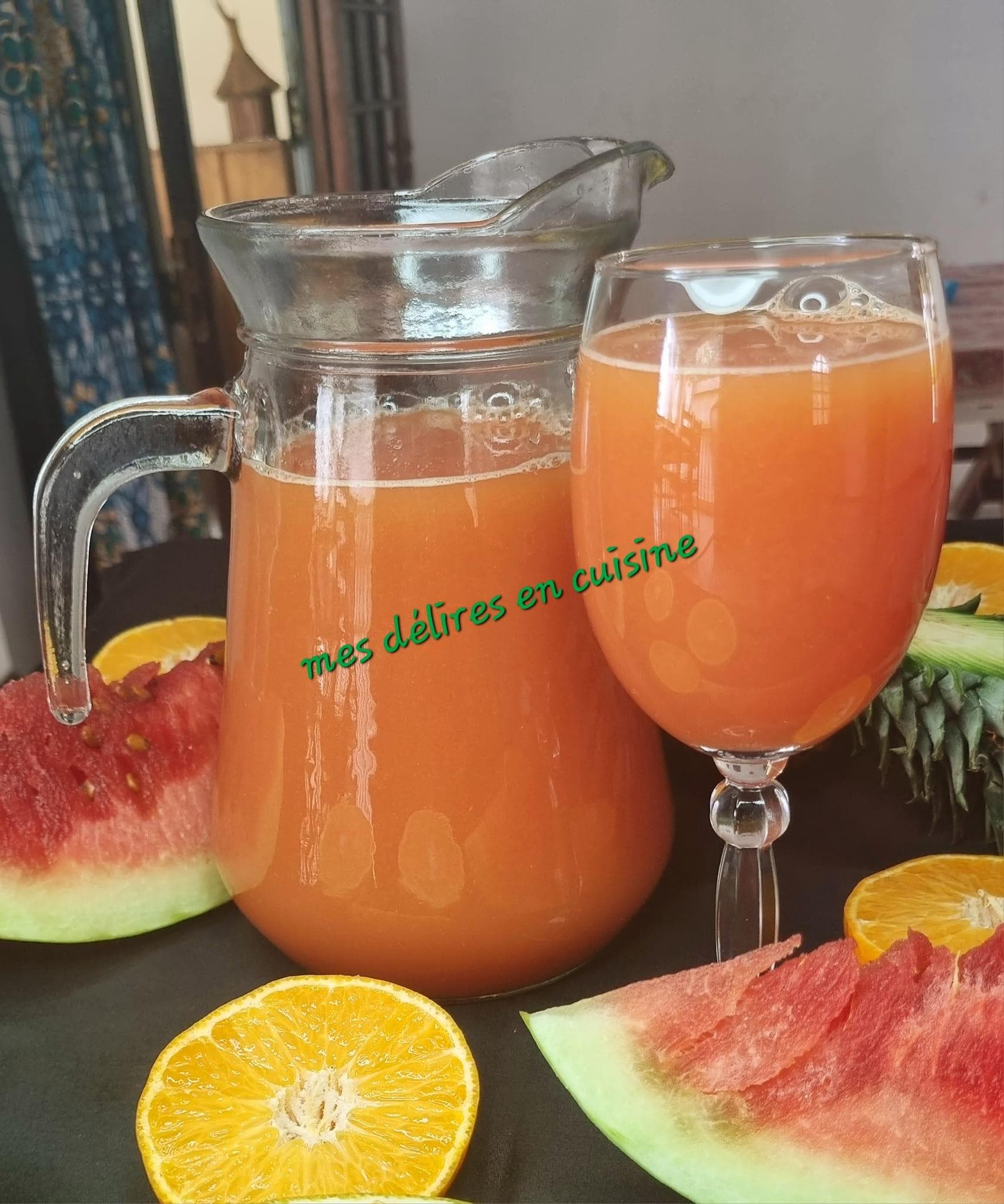 Cocktail pastèque et agrumes : recette rafraîchissante