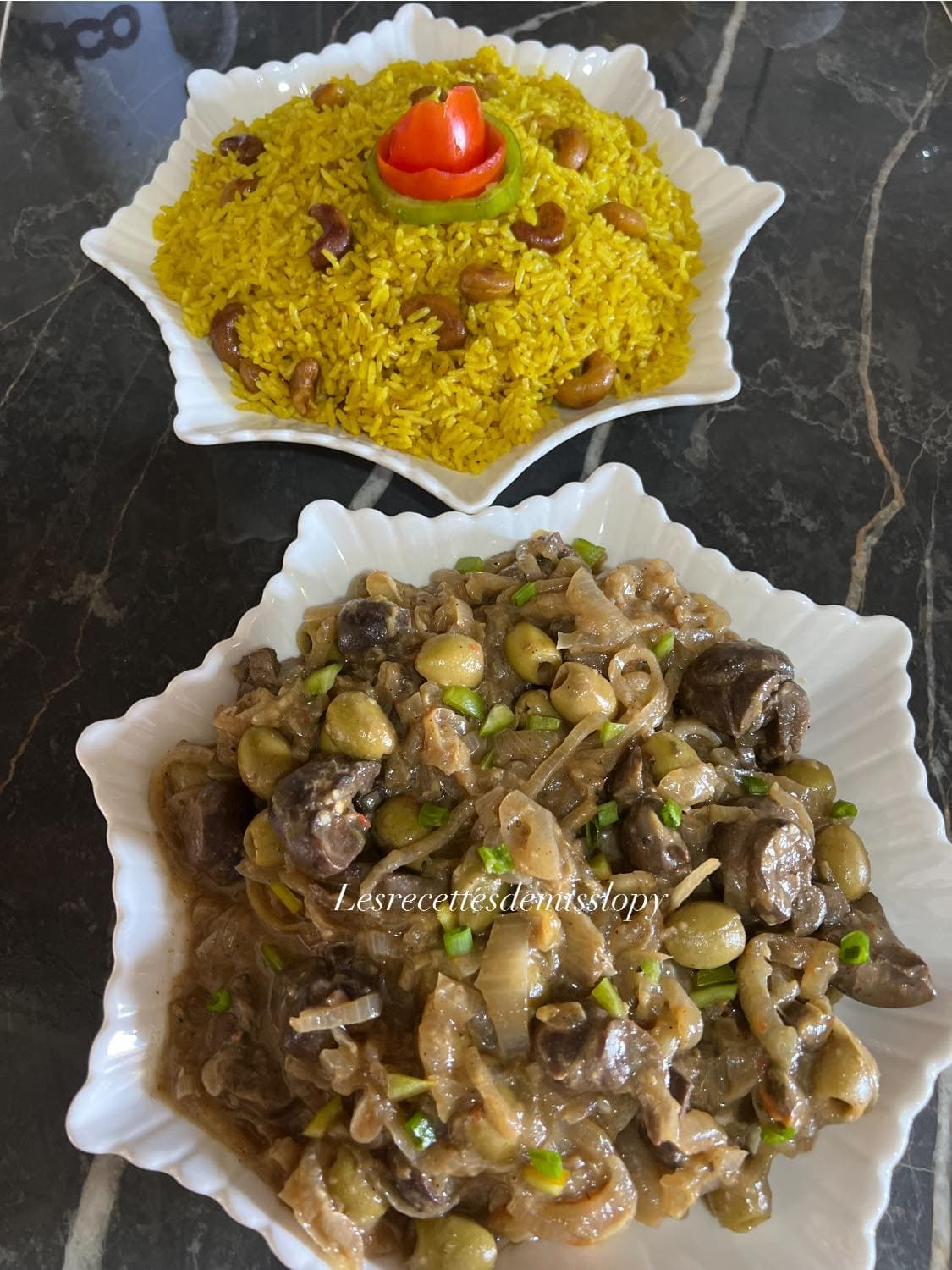 Yassa de rognons et riz au curry : recette parfumée