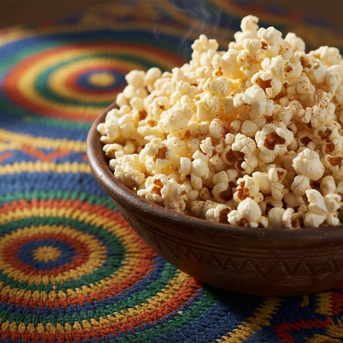 Popcorn fait à l'eau.